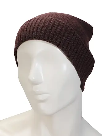 KATESTORM | Bonnet en cachemire - Haube | dunkelrot